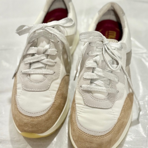 Munro Piper Sneakers 6WW White Combo Suede Leather Comfort Shoes - Picture 8 of 13